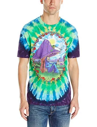 Liquid Blue - "Mushroom Haven" Tie Dye T-Shirt