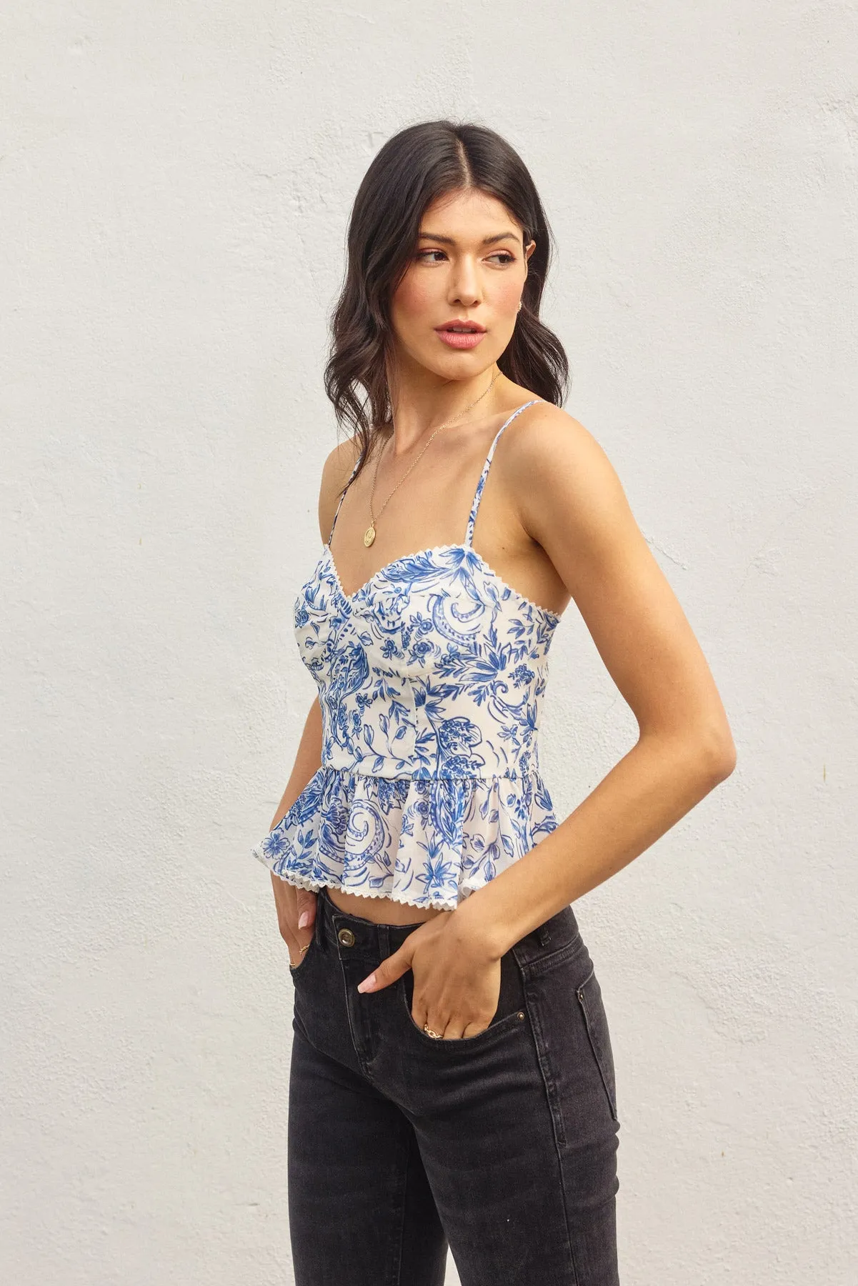 Livia Flared Cami Top