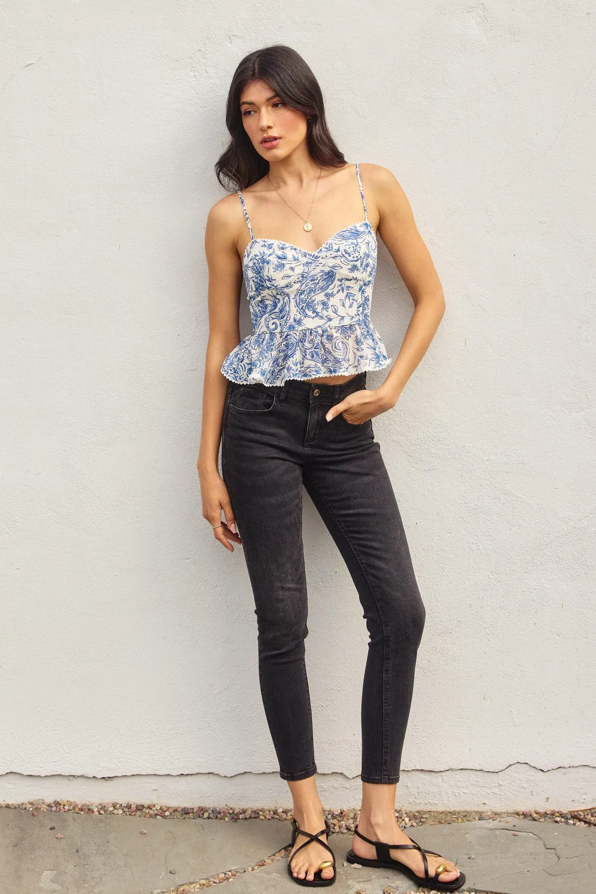 Livia Flared Cami Top