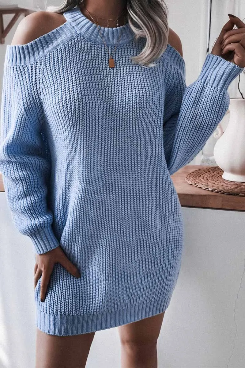 Loose Off-Shoulder Long Sleeves Tops(3 Colors)