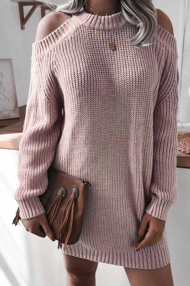 Loose Off-Shoulder Long Sleeves Tops(3 Colors)