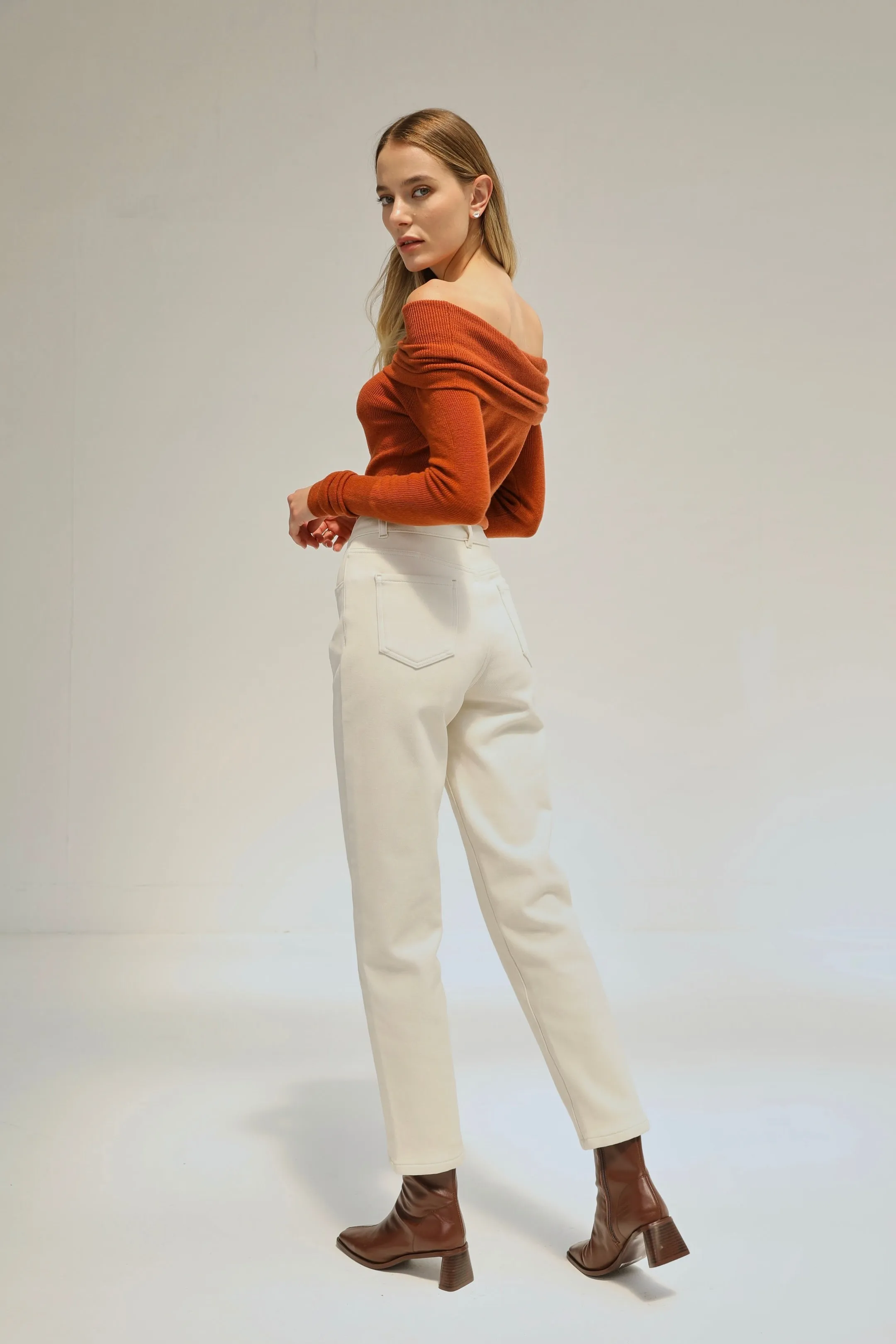 Love Language Knit Top - Orange