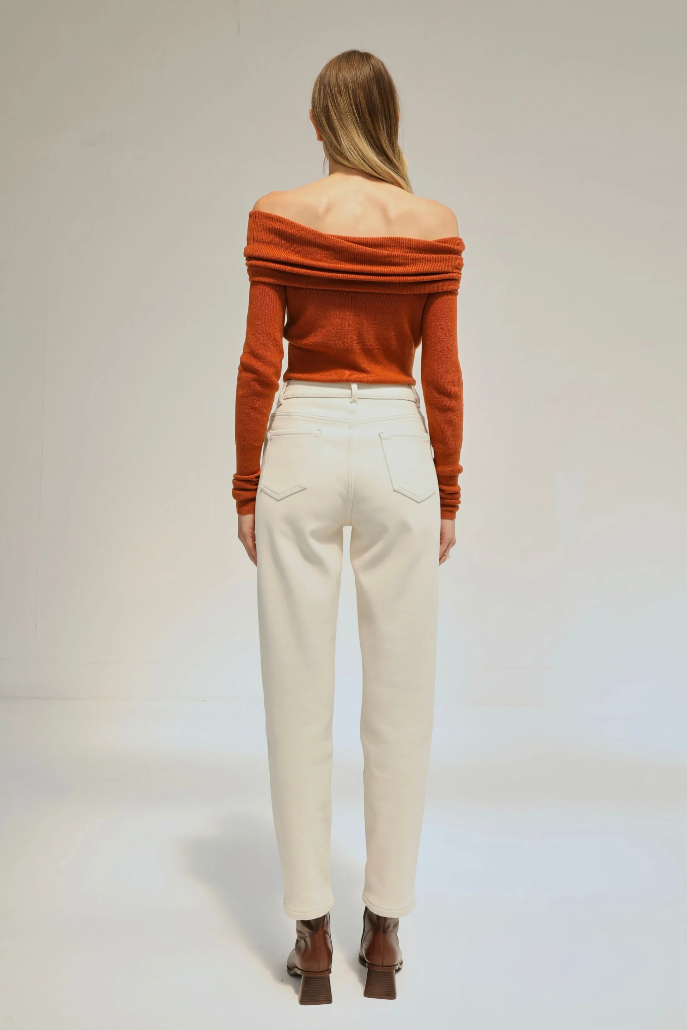 Love Language Knit Top - Orange