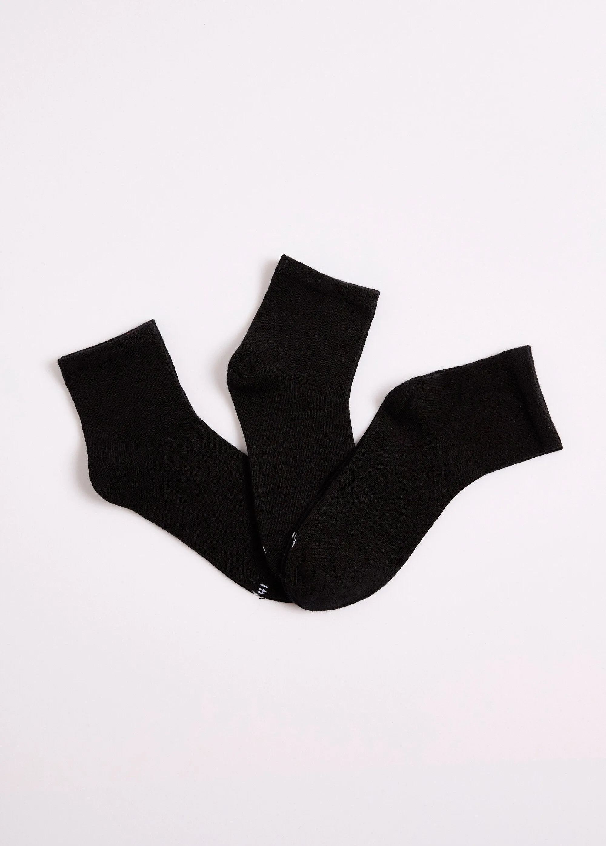 Low socks made from cotton majority