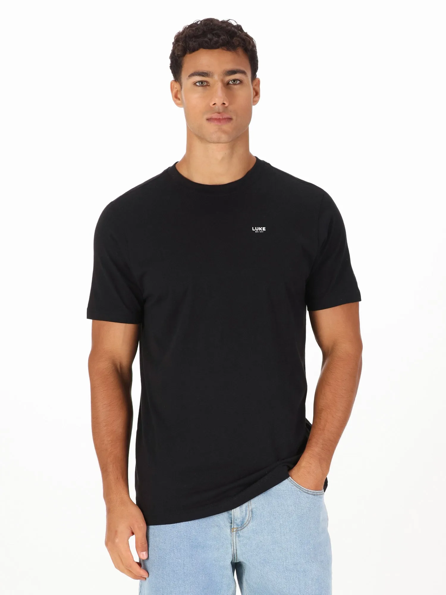 Luke 1977 M780153 3PK Magic T-shirts Navy/White/Black