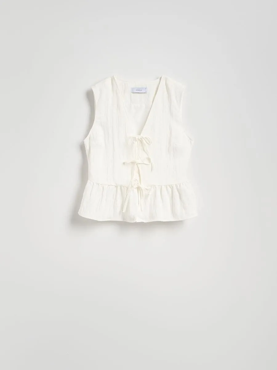 Lyocell rich vest