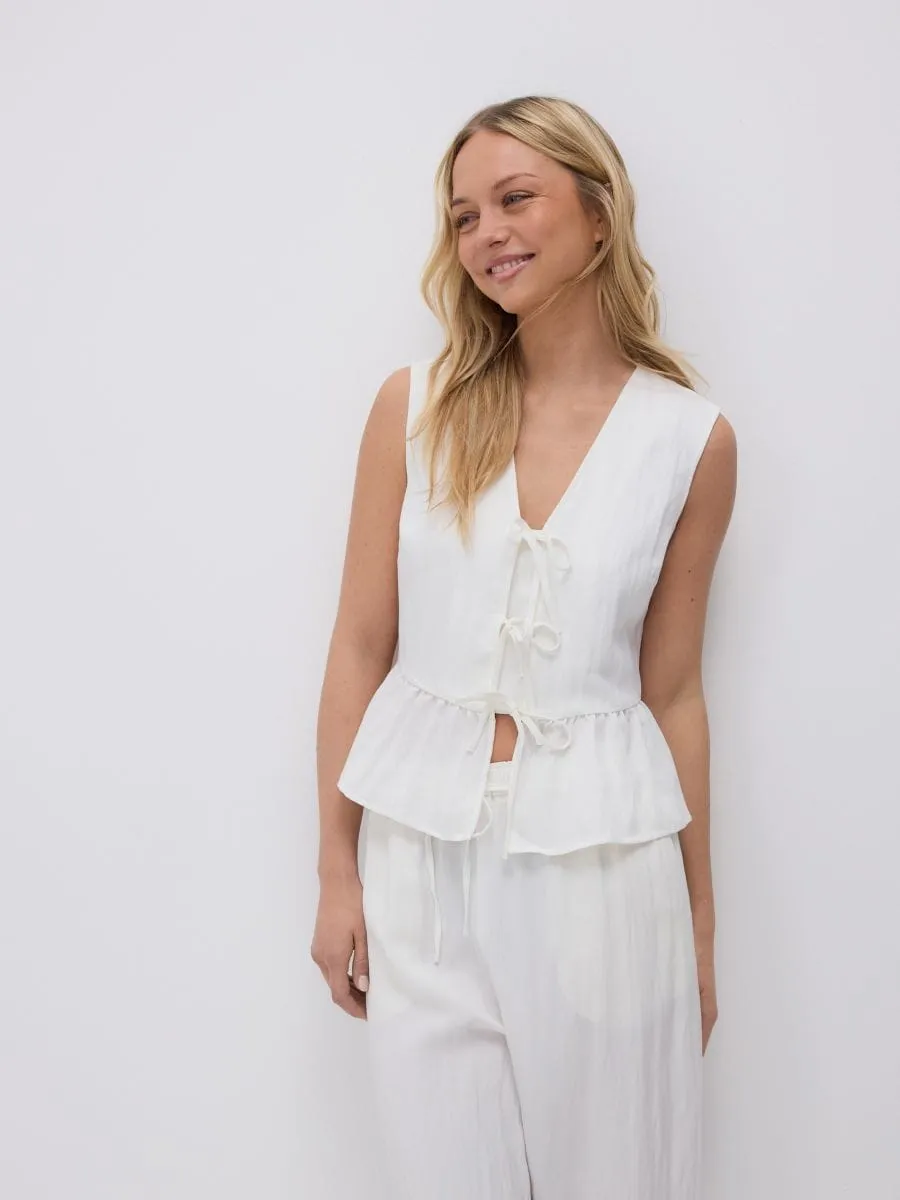 Lyocell rich vest