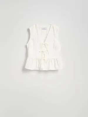 Lyocell rich vest