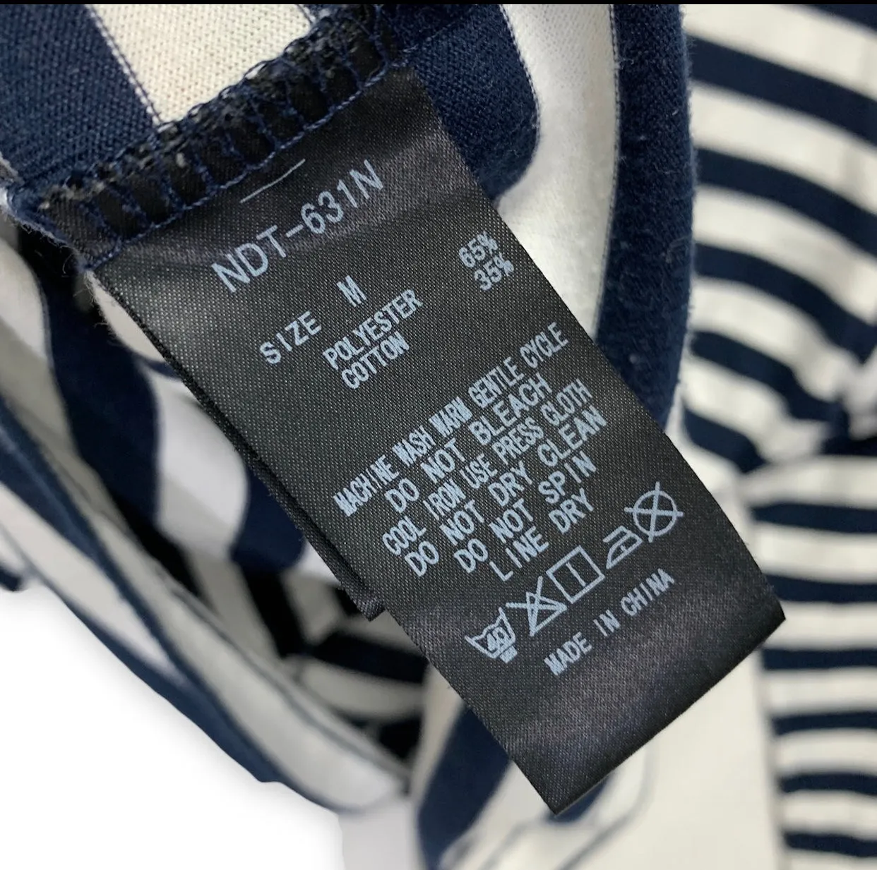 [M] Number Nine Nano Universe Striped L/S Tee T Shirt