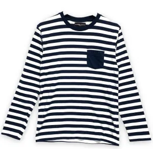 [M] Number Nine Nano Universe Striped L/S Tee T Shirt