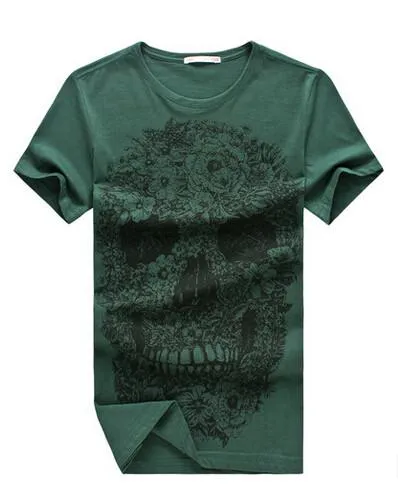 Men's Skull Print T-Shirt In a Few Styles