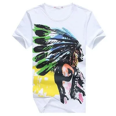 Men's Skull Print T-Shirt In a Few Styles