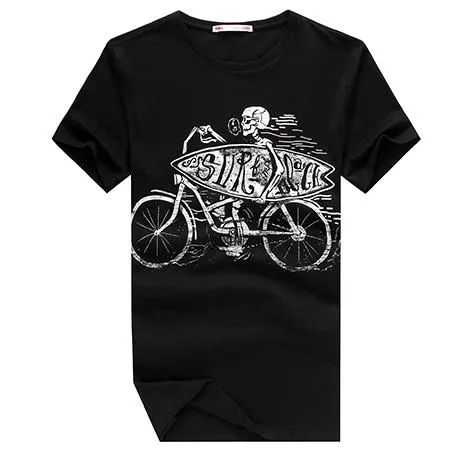 Men's Skull Print T-Shirt In a Few Styles