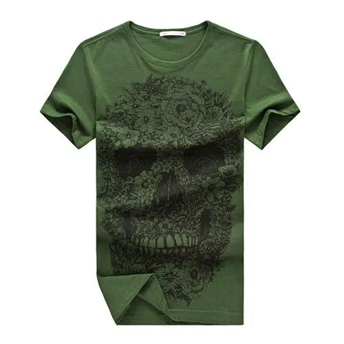 Men's Skull Print T-Shirt In a Few Styles