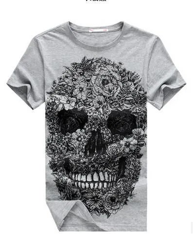Men's Skull Print T-Shirt In a Few Styles