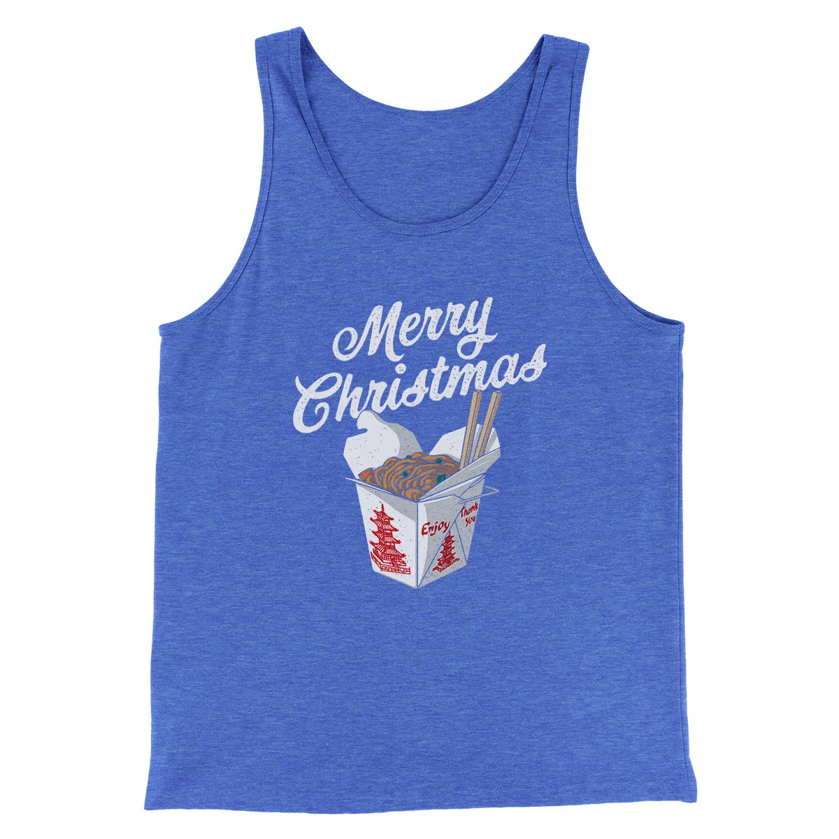 Merry Christmas Takeout Funny Hanukkah Men/Unisex Tank Top