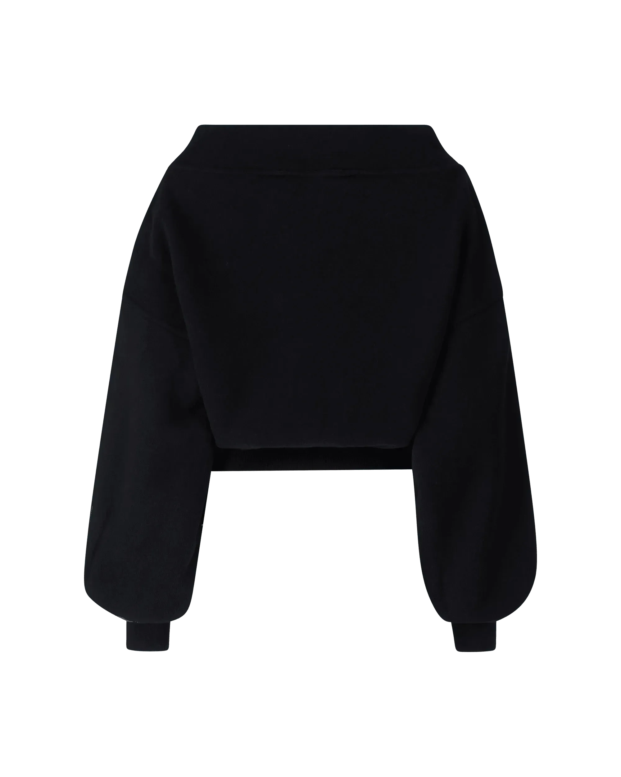 Miami Logo Off-Shoulder Sweatshirt
