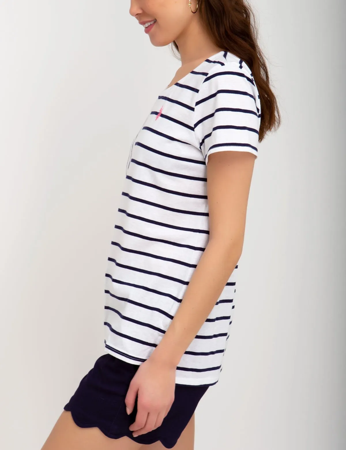 MIX STRIPED T-SHIRT
