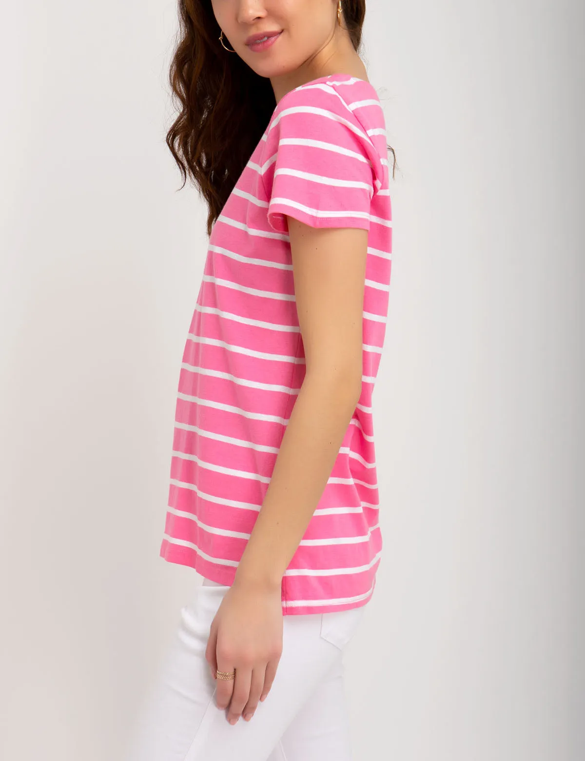 MIX STRIPED T-SHIRT