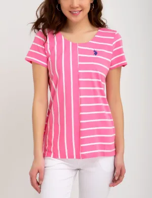 MIX STRIPED T-SHIRT