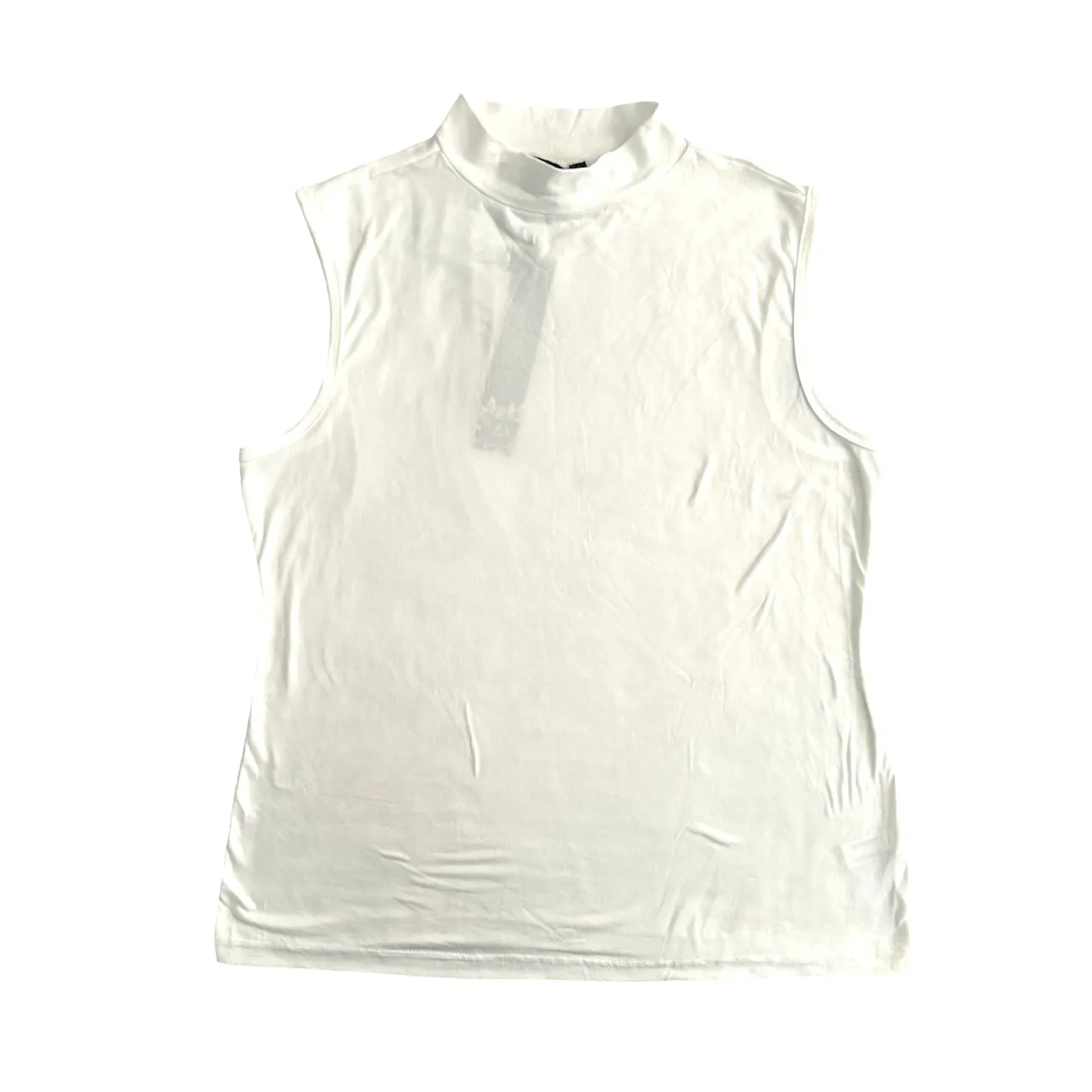Mock Neck Sleeveless Women's Top
