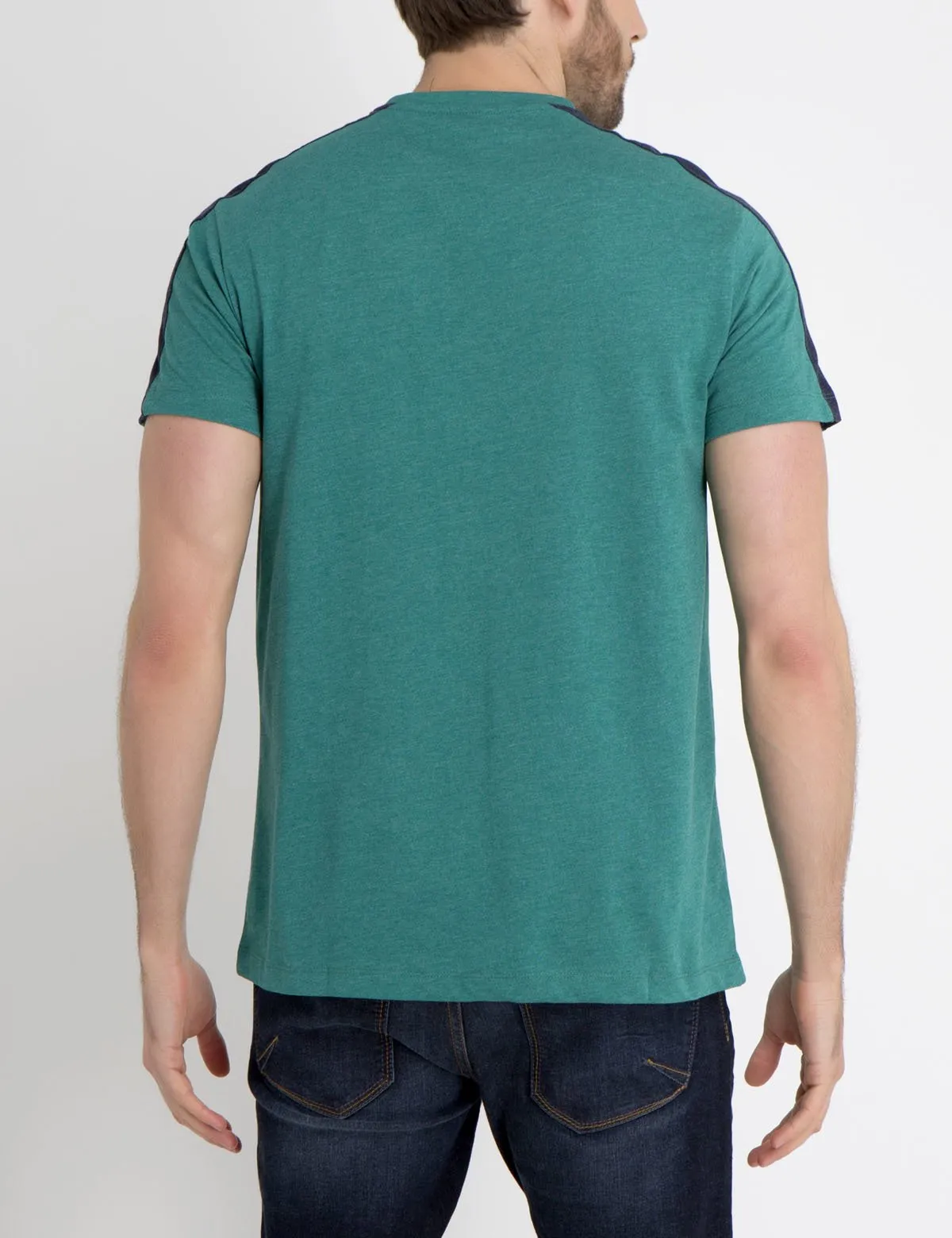 MULTI CHEST STRIPED T-SHIRT