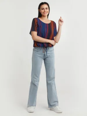 Multi Color Striped Top
