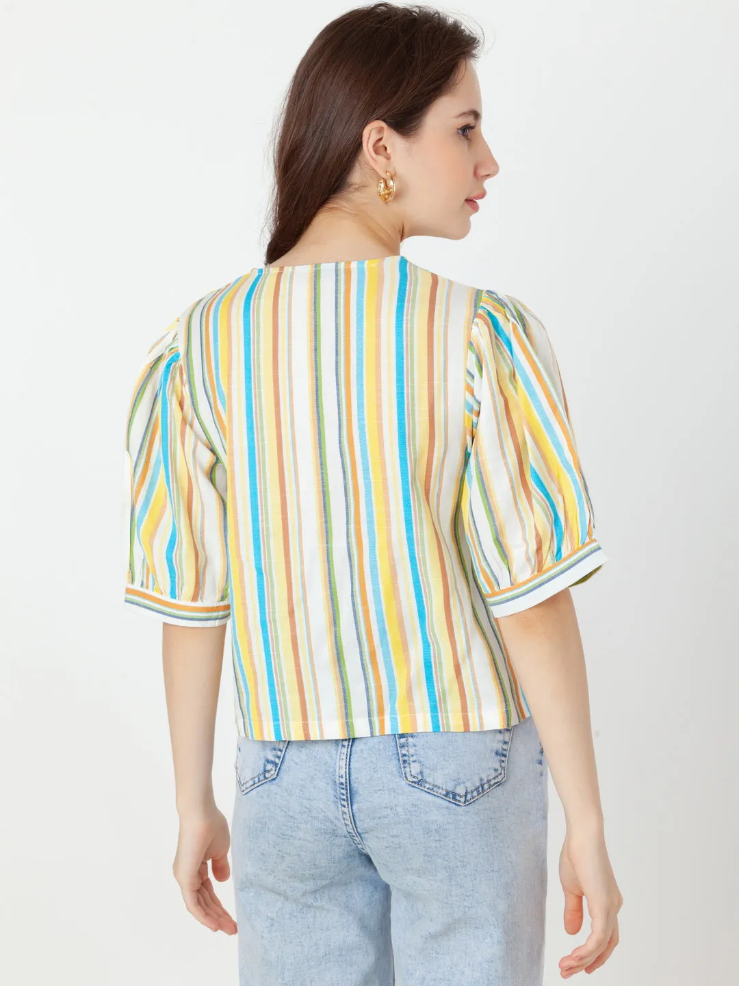 Multi Striped Regular Top