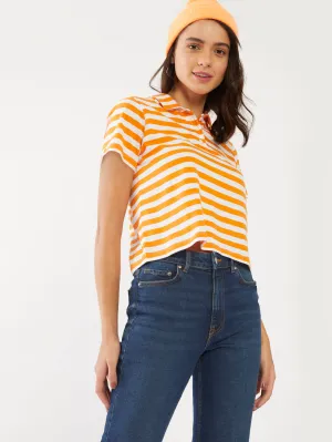 Multicolored Striped Crop Top
