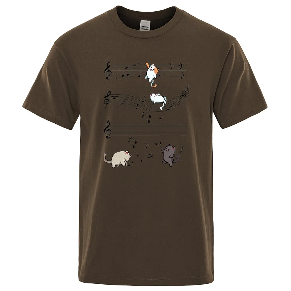 Musical Cats Musical Notes Male Clothes