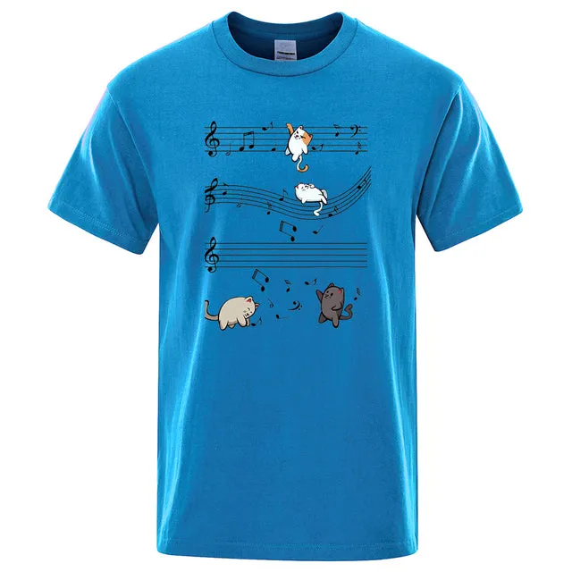 Musical Cats Musical Notes Male Clothes