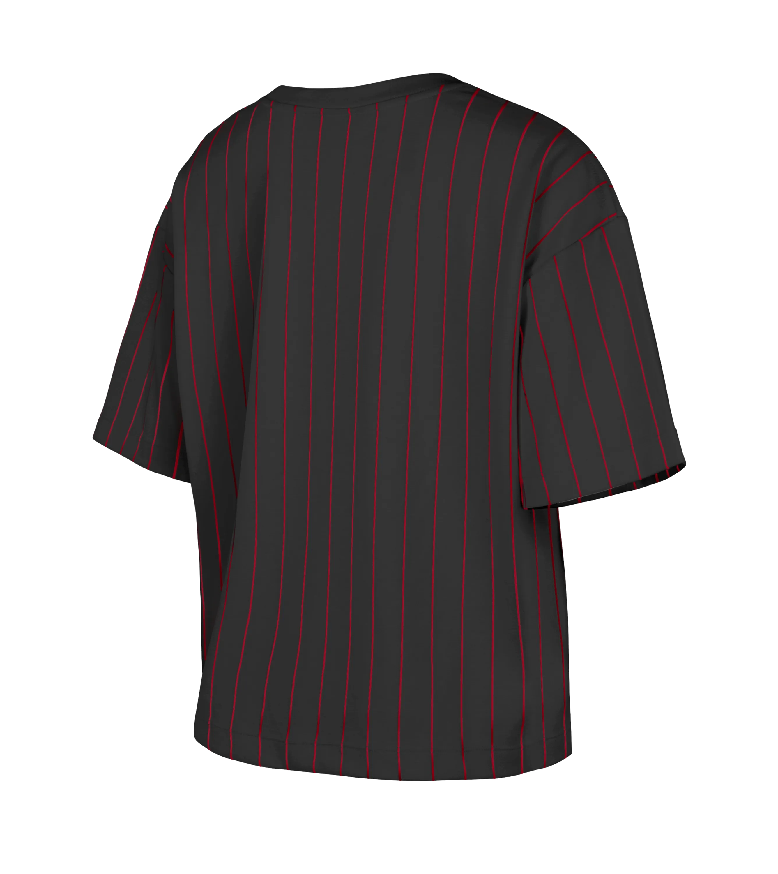 New Era Miami HEAT Striped Women's Boxy Tee