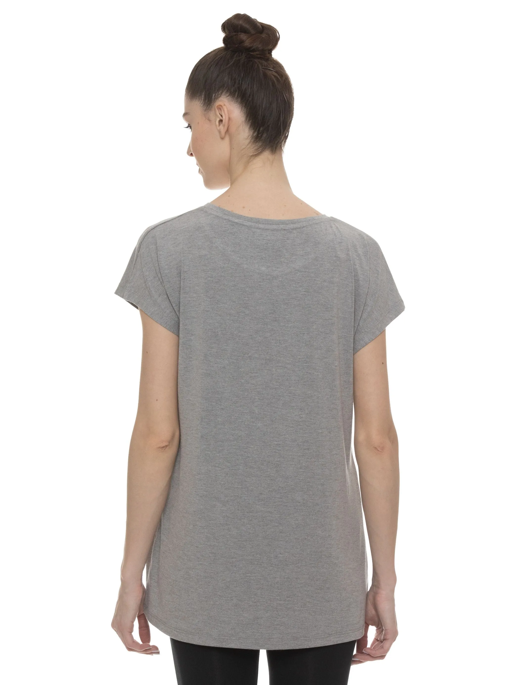 NOELIE SLEEVELESS TEE (HEATHER GREY)