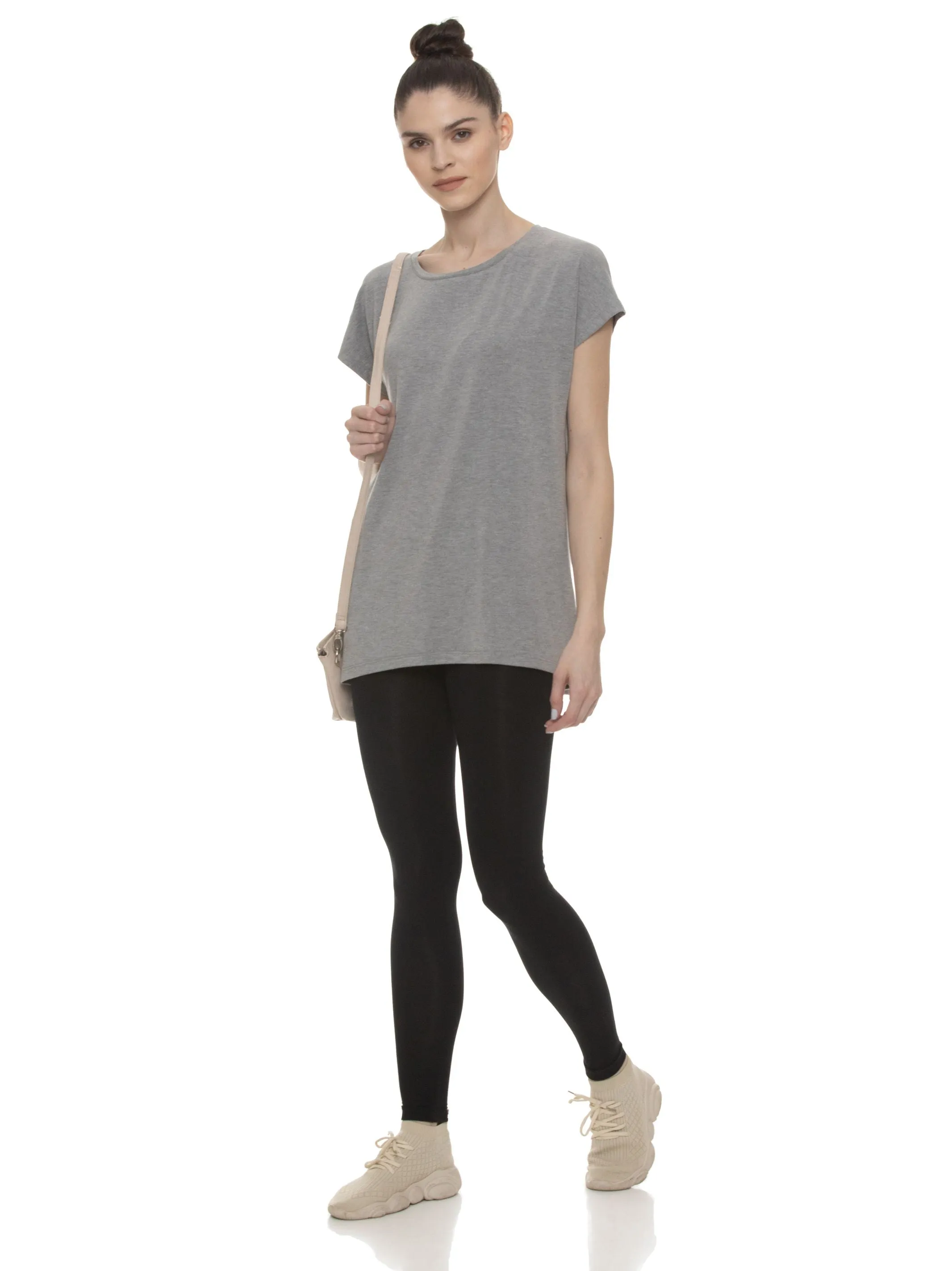 NOELIE SLEEVELESS TEE (HEATHER GREY)