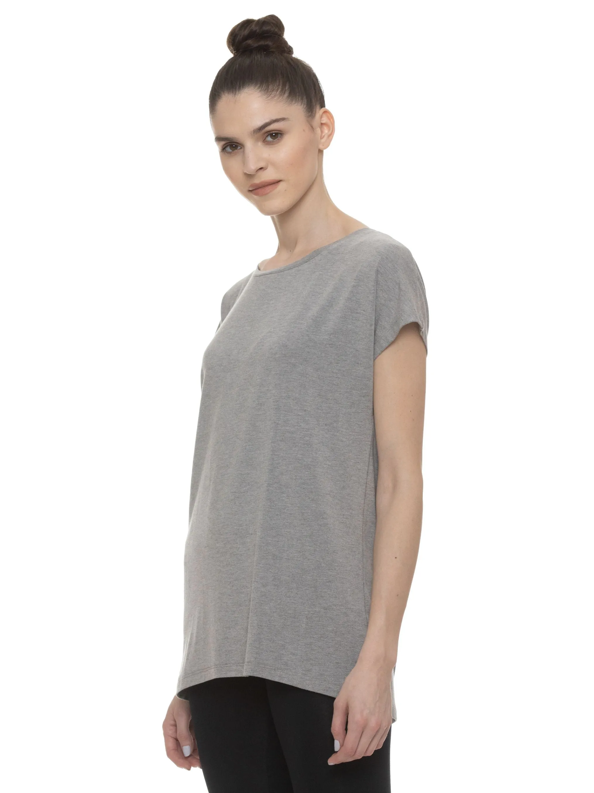 NOELIE SLEEVELESS TEE (HEATHER GREY)