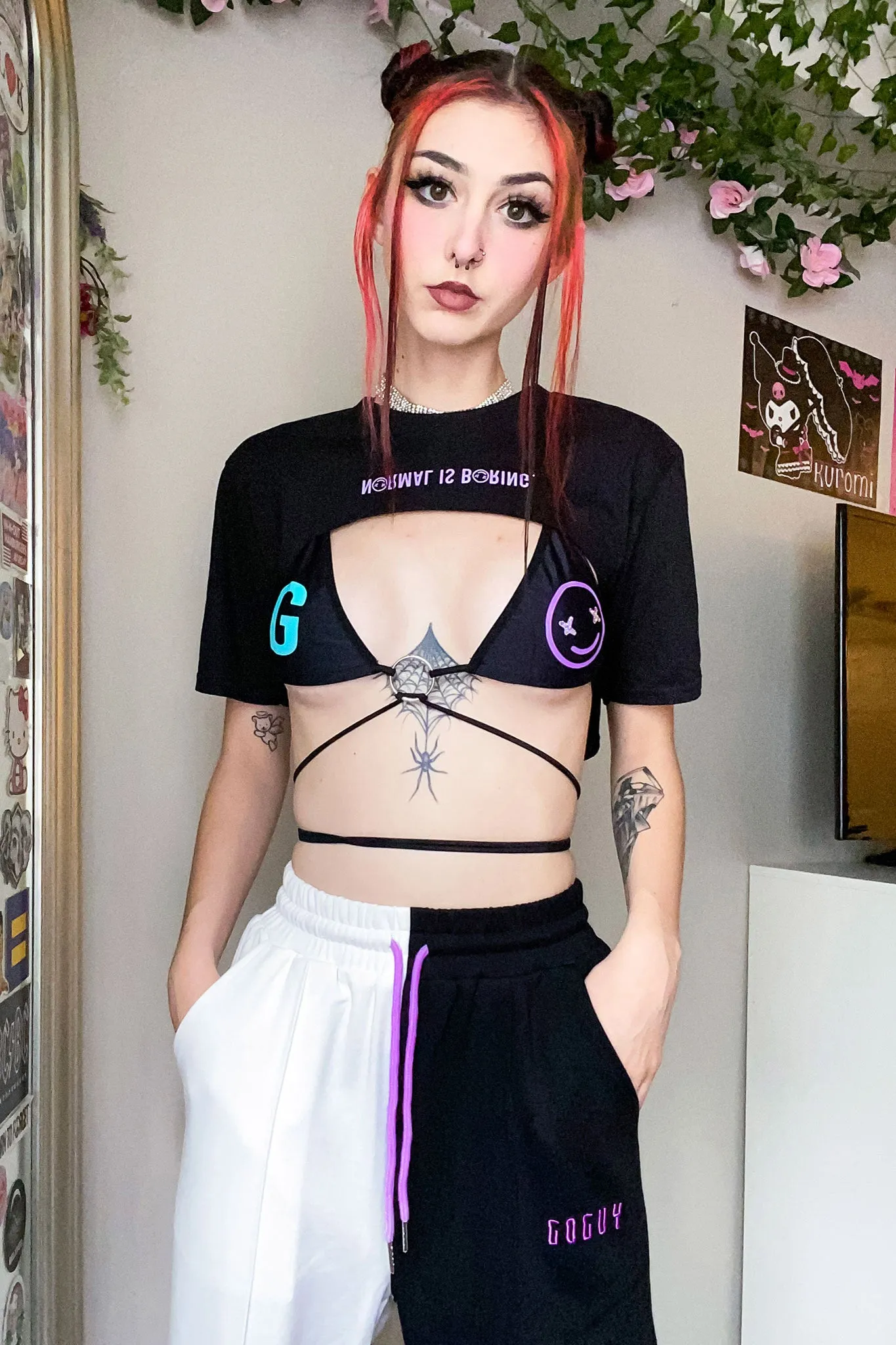Normal Is Boring Super Crop Tee