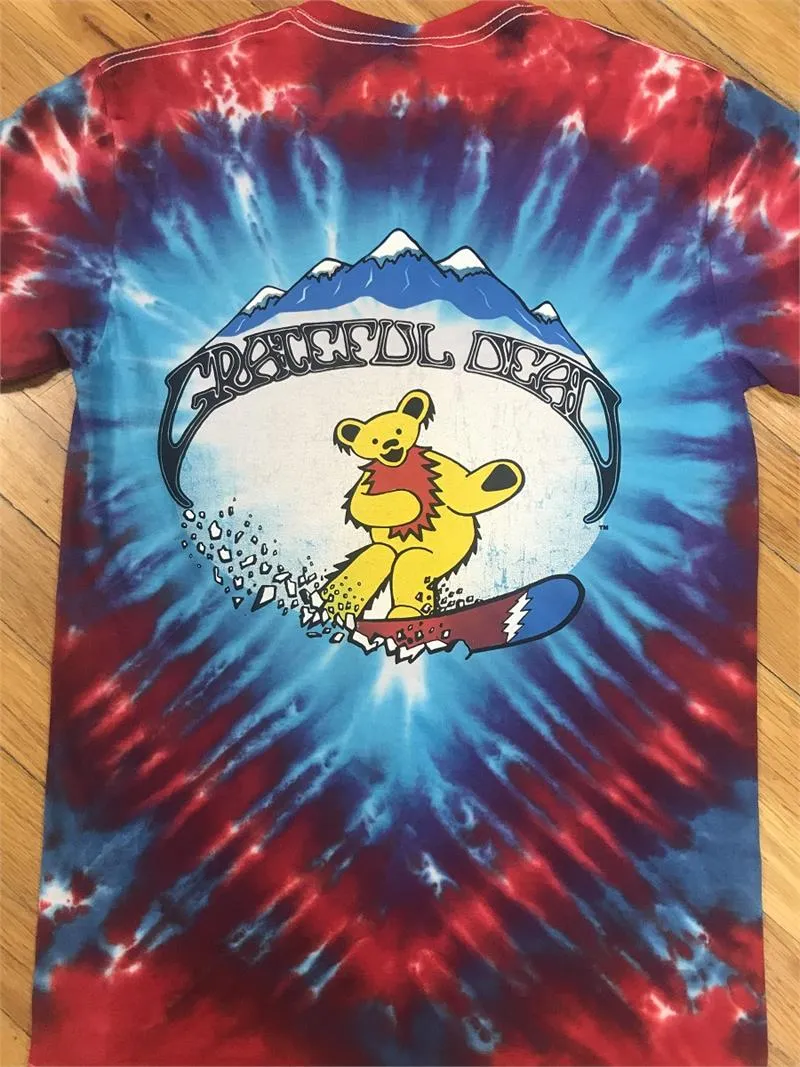 Not Fade Away Snowboard Bears Grateful Dead T-Shirt