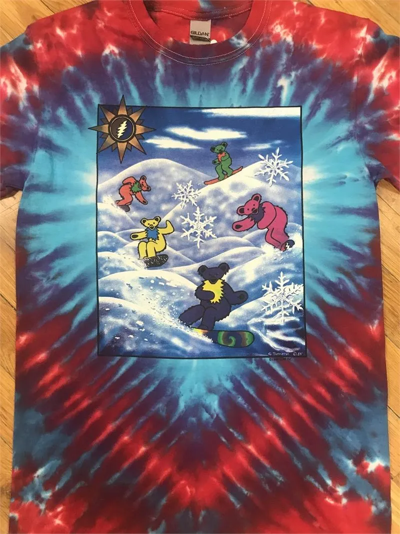 Not Fade Away Snowboard Bears Grateful Dead T-Shirt