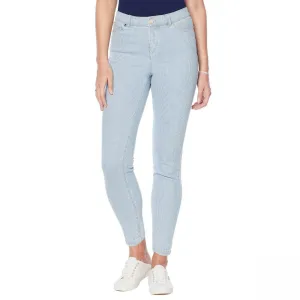 NWT Lemon Way Womens Railroad Striped Skinny Jeans. 640534 12