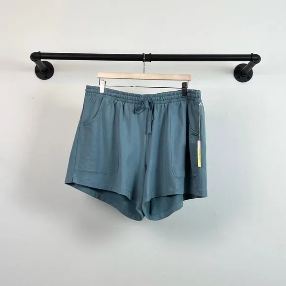NWT Summersalt The Softest French Terry Lounge Shorts in Seaspray