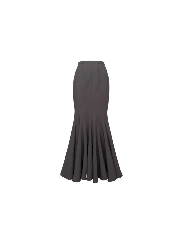 Off-Shoulder Top Fishtail Skirt Two-piece Set