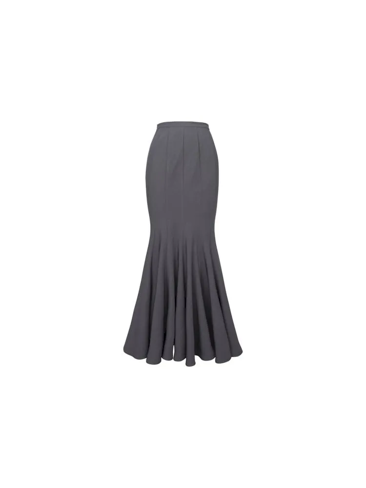 Off-Shoulder Top Fishtail Skirt Two-piece Set