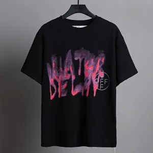 OFF WHITE Graffiti arrow pattern T-Shirt