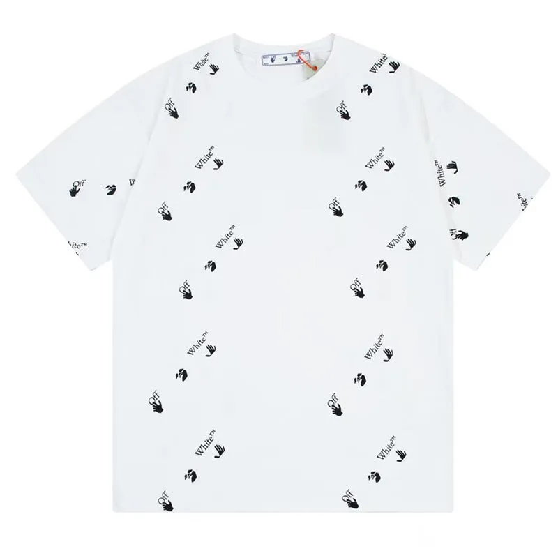 OFF-WHITE Swimming Man Logo-Print T-Shirt