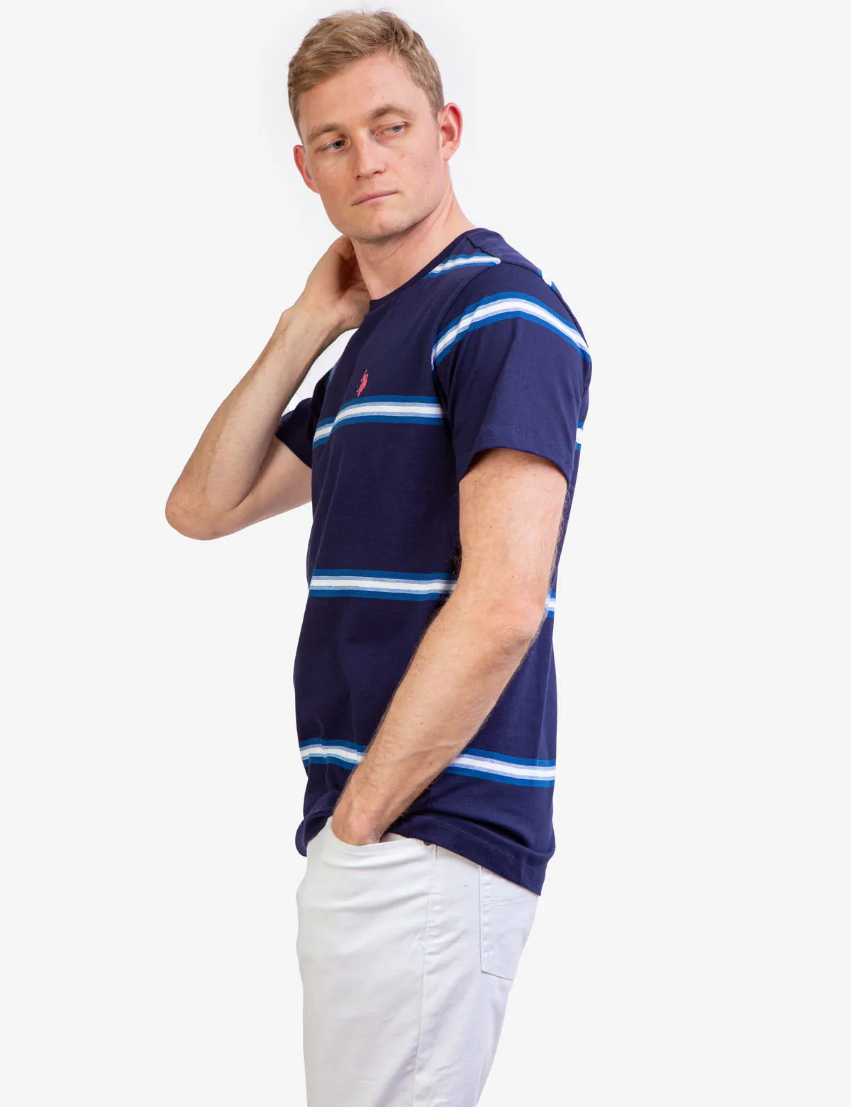 OMBRE STRIPE JERSEY T-SHIRT