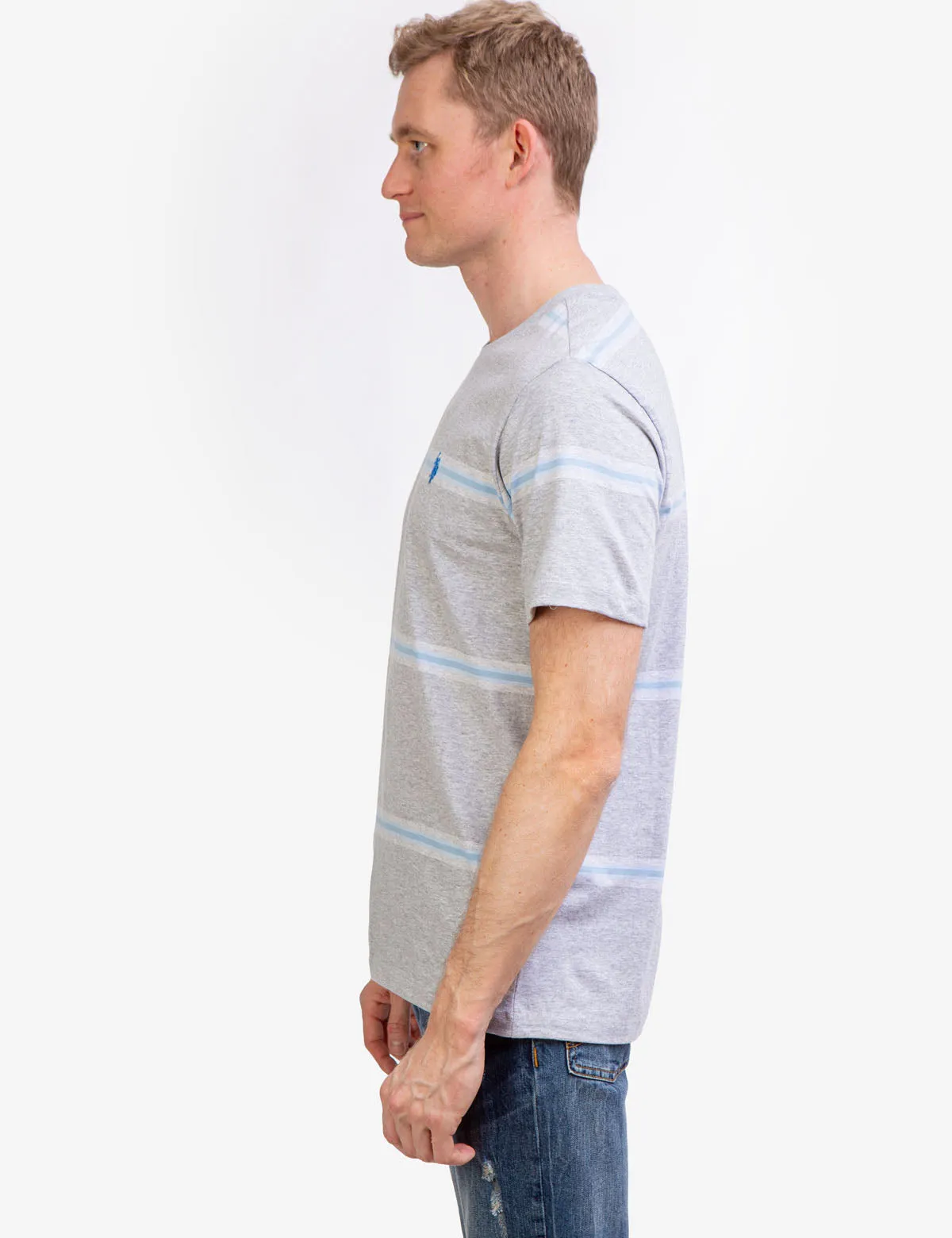 OMBRE STRIPE JERSEY T-SHIRT