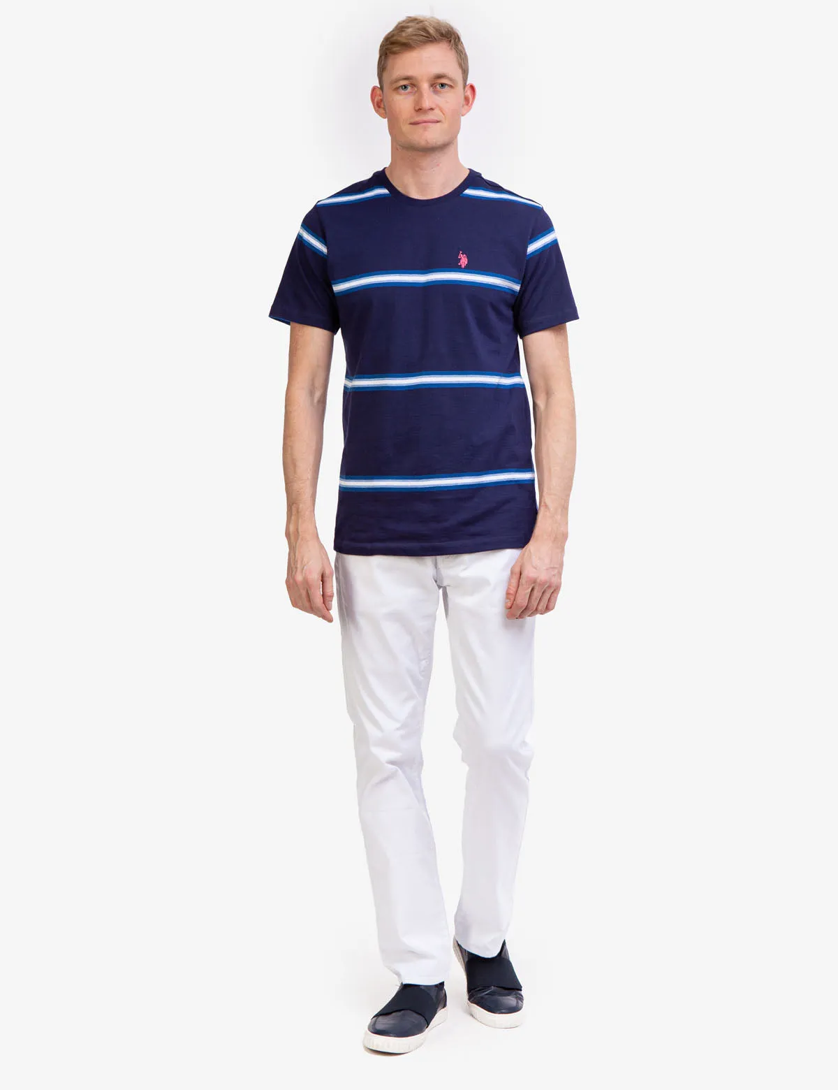 OMBRE STRIPE JERSEY T-SHIRT