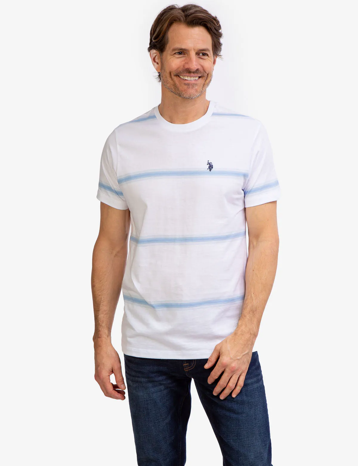 OMBRE STRIPE JERSEY T-SHIRT