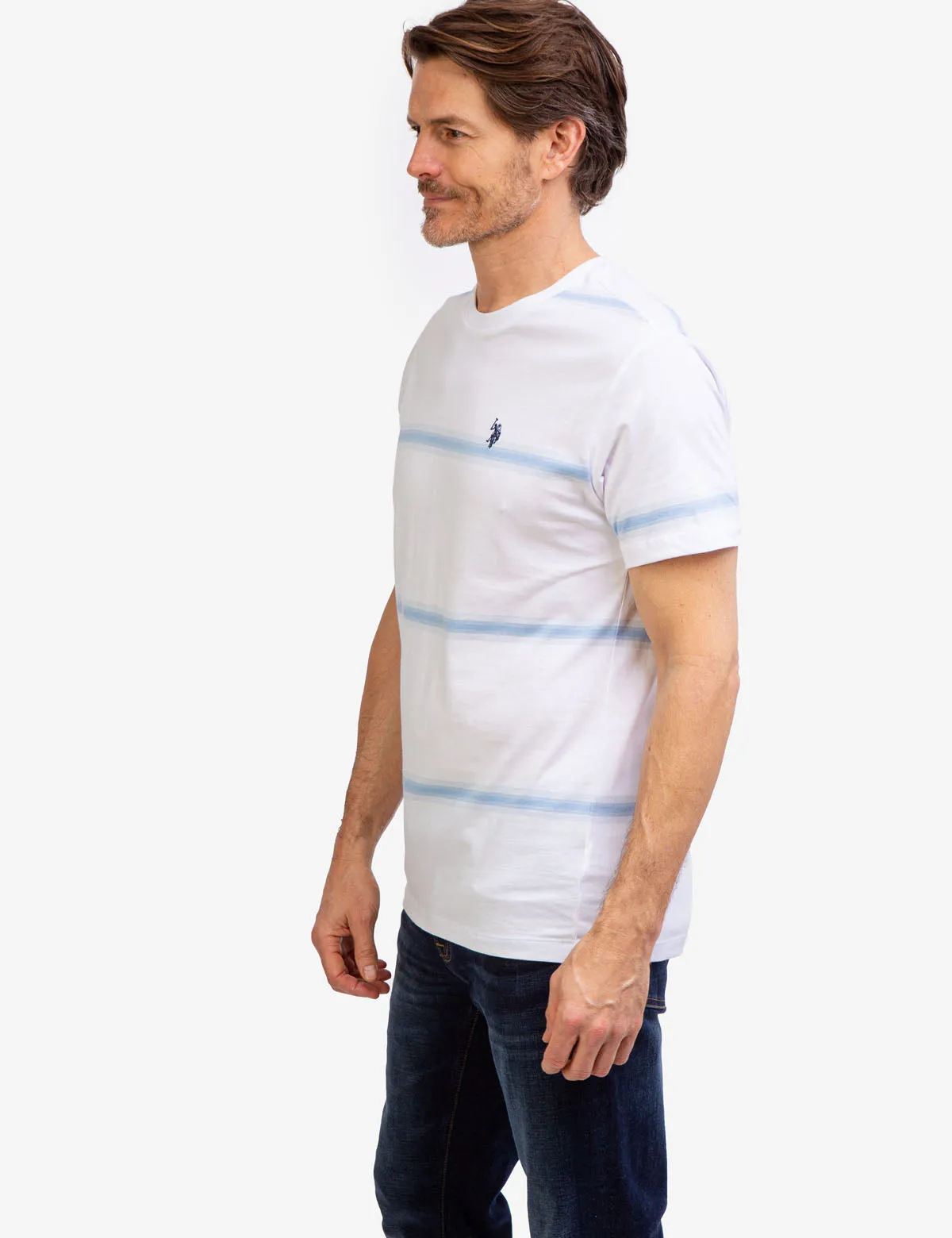 OMBRE STRIPE JERSEY T-SHIRT