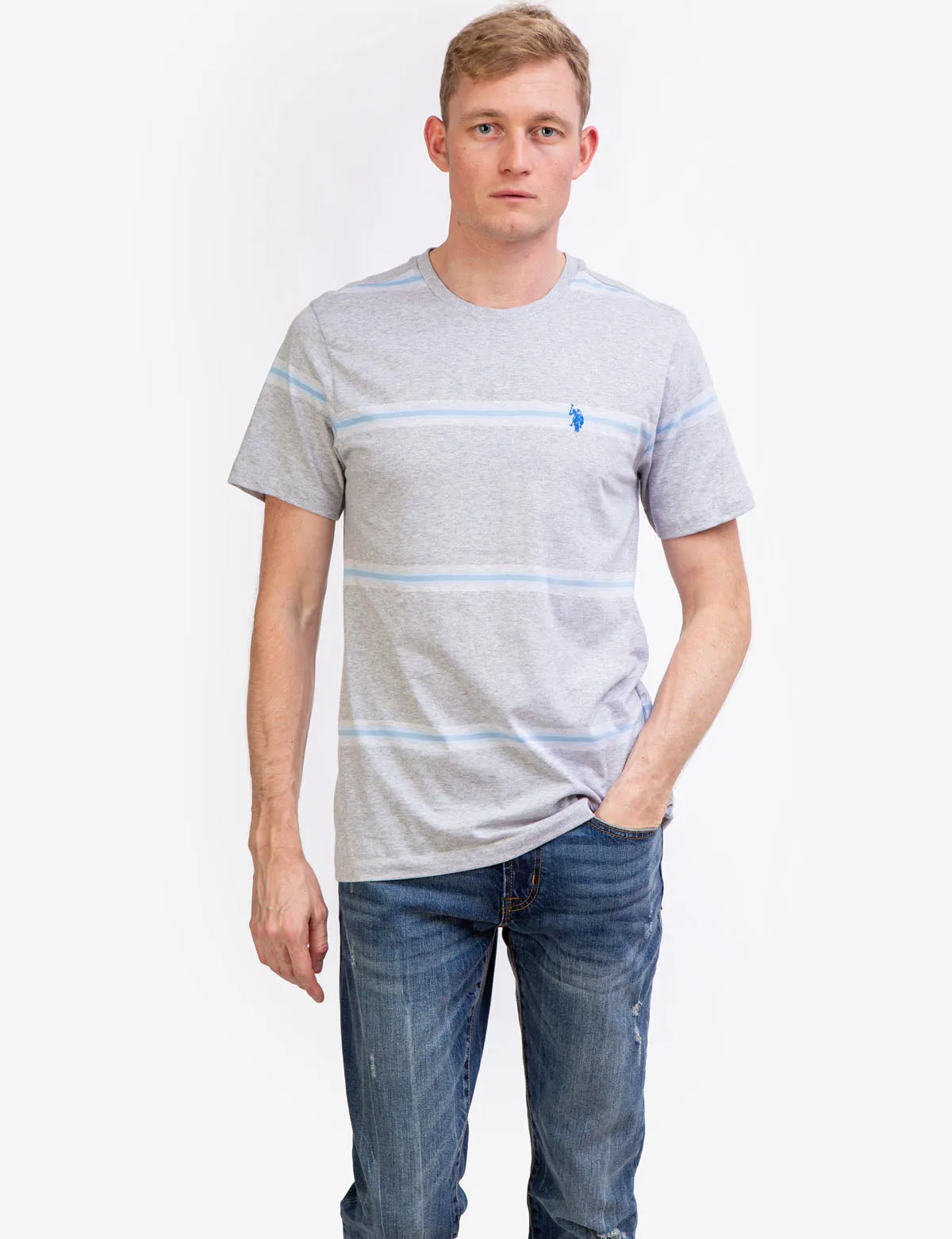 OMBRE STRIPE JERSEY T-SHIRT